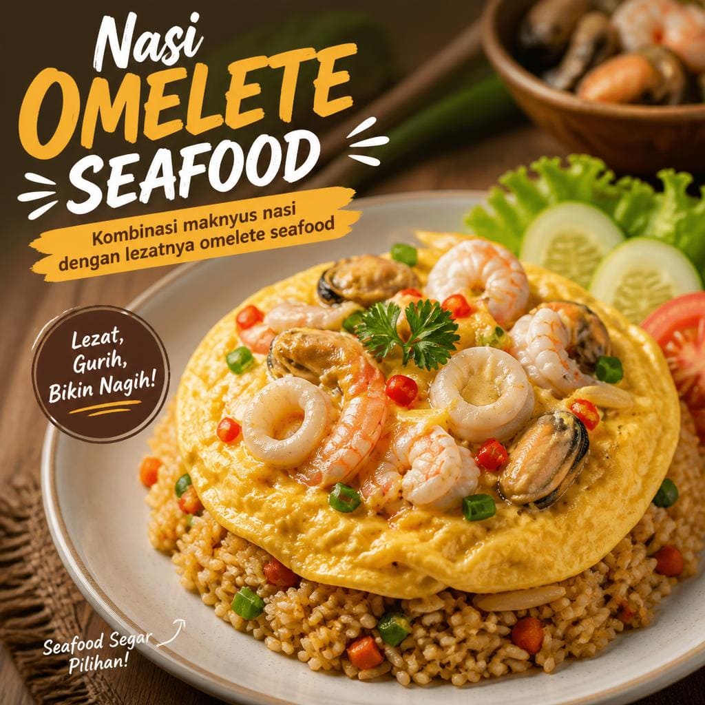Nasi Omelete Seafood D’ Cost Seafood